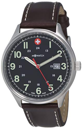 M-WATCH Swiss Made Aero 41 Analog Black Dial Men's Watch-WBL.40220.LG