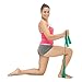 bebebaoFlat Exercise Stretch Bands 3 x Resistance Bands Set (Light Medium Heavy) Latex Free - Physical Therapy Bands for Yoga Ballet Pilates - Free Bonus Door Anchor