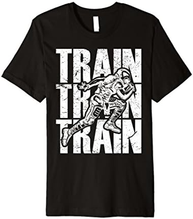 Train Train Train Football Motivational T-Shirt Mens Womens