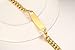 Free Engraving- Gold Plated Stainless Steel Non Allergenic Chain Medical Alert Identification Bracelets,7