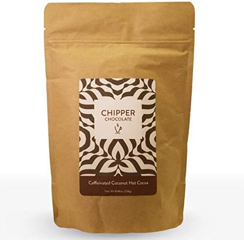 Chipper Chocolate - Coconut Hot Chocolate Mix with Caffeine