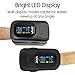 Vive Precision Pulse Oximeter Fingertip - Heart Rate & SpO2 Monitor - Blood Oxygen Saturation Levels Sensor Finger Reader - Ox EMT Plethysmograph Digital O2 Tracker - Batteries, Case, Lanyard Included