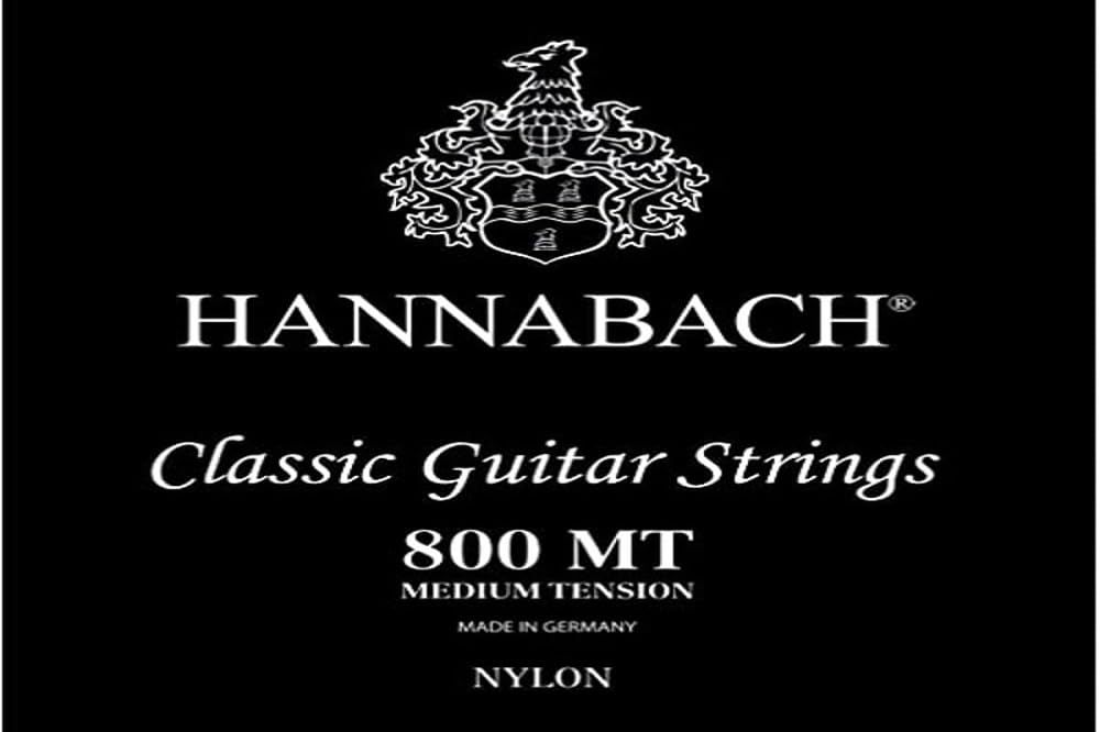 Hannabach Classical Guitar Strings Series 800 Super Low Tension silver-plated E1, 8001SLT, strings for guitar (silver-plated copper wire, low tension, for entry-level classical guitars) — image 1