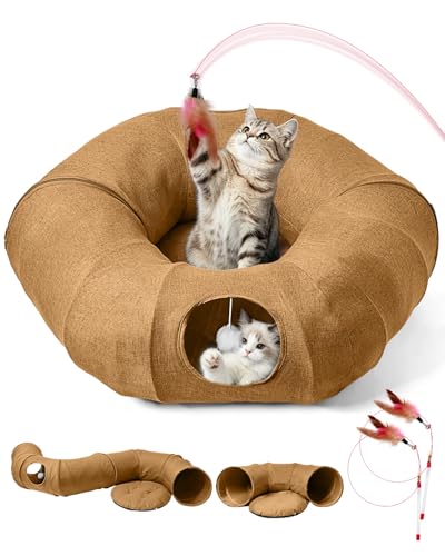 Linen Cat Tunnels Central Cat Bed