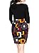 Miusol Women's Deep-V Neck 2/3 Sleeve Slim Sexy Business Dress