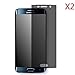 EVERMARKET(TM) Premium Privacy Anti-spy Screen Protector Flim for Samsung Galaxy S6 Edge Plus / S6 Edge + - 2 Packs (NOT Full screen coverage)