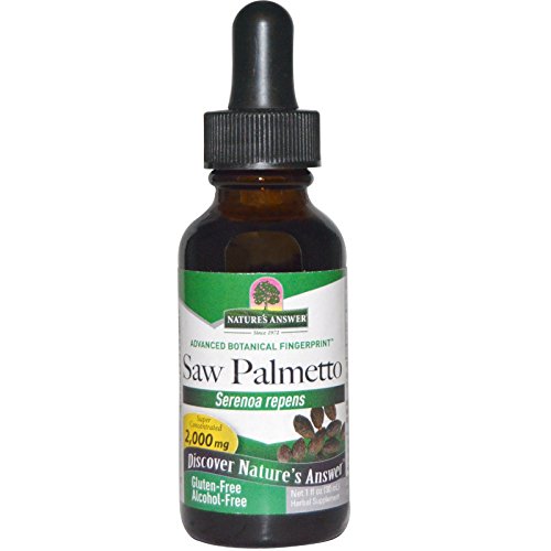 Nature's Answer, Saw Palmetto, Alcohol-Free, 2,000 mg, 1 fl oz (30 ml) - 2pc Nature's Answer, Saw Palmetto, Alcohol-Free, 2,000 mg, 1 fl oz (30 ml) - 2pc