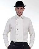 Steampunk Victorian Costume Ulysses Side-Button Shirt
