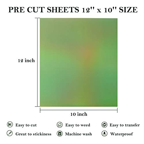 HTV Heat Transfer Vinyl Bundle: 12 Sheets 12\