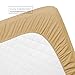 Nestl Short Queen Sheet Set - 1800 Ultra-Soft Microfiber - Double Brushed - Deep Pockets - Easy Fit - 4 Piece Set - Bed Sheets (Short Queen, Camel Gold)