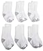 Hanes Ultimate Boys' 6-Pack Crew Socks, White