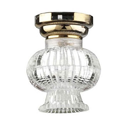 Houseworks, Ltd. Dollhouse Miniature LED Fancy Clear Ceiling Lamp