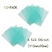 10-PACK Welding Protective Lens Replacement 4.5 X 3.54 inch (115 mm x 90 mm) Transparent Cover Lens Cover