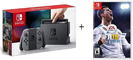 Nintendo Switch Console Grey With Fifa 18 Combo Offer