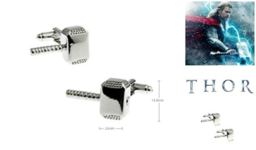 Marvel Comics (Avengers) Thor's Hammer Cufflinks By Athena