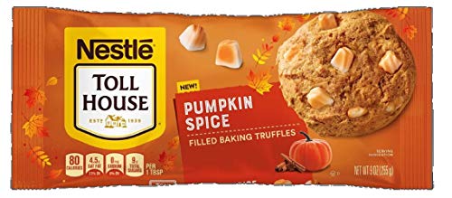 Nestlie Toll House Fall Holiday Pumpkin Spice Filled Baking Truffle Chips, 9 Oz