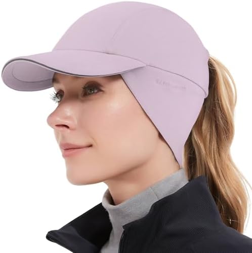 YUSSTAR Open Beanie with Earflaps Visor Brim Bun Ponytail  display picture 2