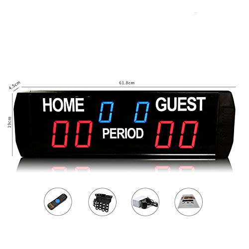 Newtry 得点板 スコアボード スポーツタイマー Ledタイマー 6桁 バスケ 人気の定番 サッカー 卓球 競技 B07sdfprb5 試合など用 三脚 柔道 バドミントン