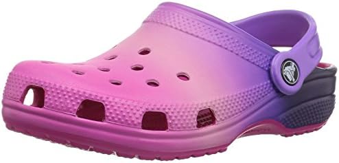 pink ombre crocs