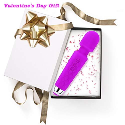 image for Deegotech Wand Massager for Women, 8 Powerful Speeds & 20 Vibration Mo