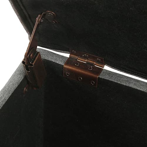 HomePop 24" Storage Ottoman, Gray (K7732-F2281-V), Large - Image 3