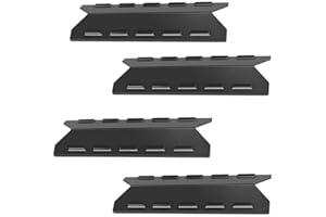 UrbanHui Enamel BBQ Fire Divider For Kenmore 146-Series 640-Series | Heat Plate Replacement | 4-Piece Set | Flame Shield