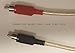 IEC 18 AWG 1-Feet Speaker Wire Pair with RCA Males - Black/Red
