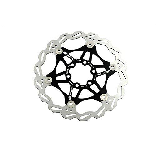 Snail 160mm Floating Disc Brake Disc for Mountain Bike Bicycle (Black)
