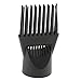 1 Pair Professional Universal Hairdressing Salon Hair Dryer Diffuser Wind Blow Cover Comb Attachment Nozzle Black Plastic Dual Grip