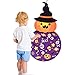 Max Fun DIY Halloween Felt Pumpkin Witch Hanging Decor for Kids Halloween Party Favors 2.8 Ft Felt Crafts Kits for Halloween Indoors Outdoors Party Games