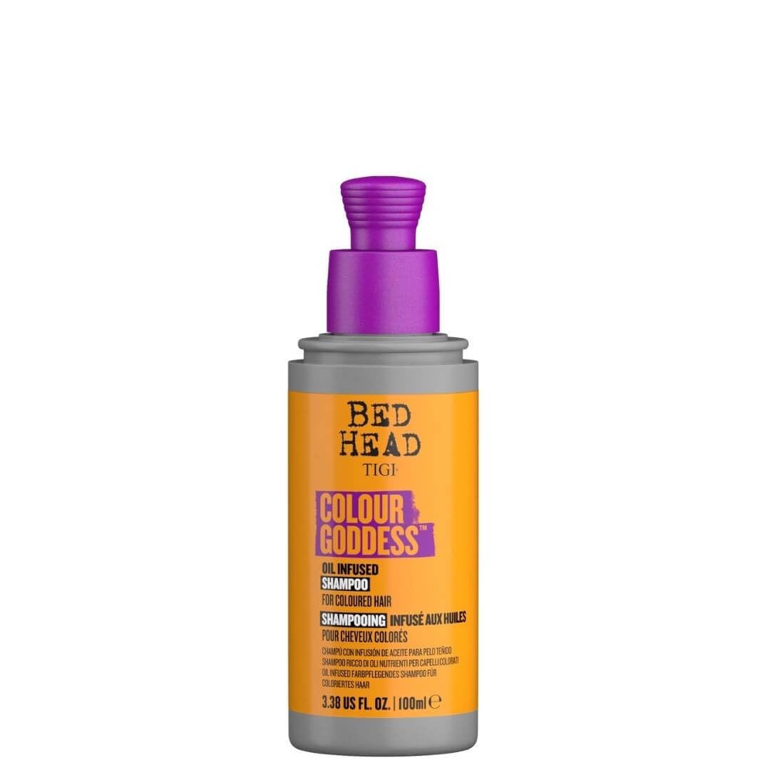 Bed Head by TIGI - Colour Goddess Shampoo - Ideal for Coloured Hair - Travel Size Shampoo - 100 ml