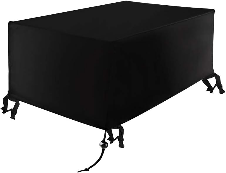 Xiliy Protective Cover for Table, Chairs, Furniture, Garden Furniture, Rectangular Polyester Cover, 242 cm x 162 cm x 100 cm