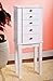 White Jewelry Armoire Chest