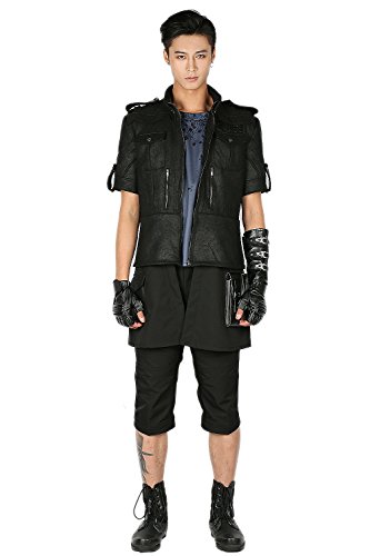 Final Fantasy Noctis Costume Deluxe Jet Black Full Set Cosplay Outfits