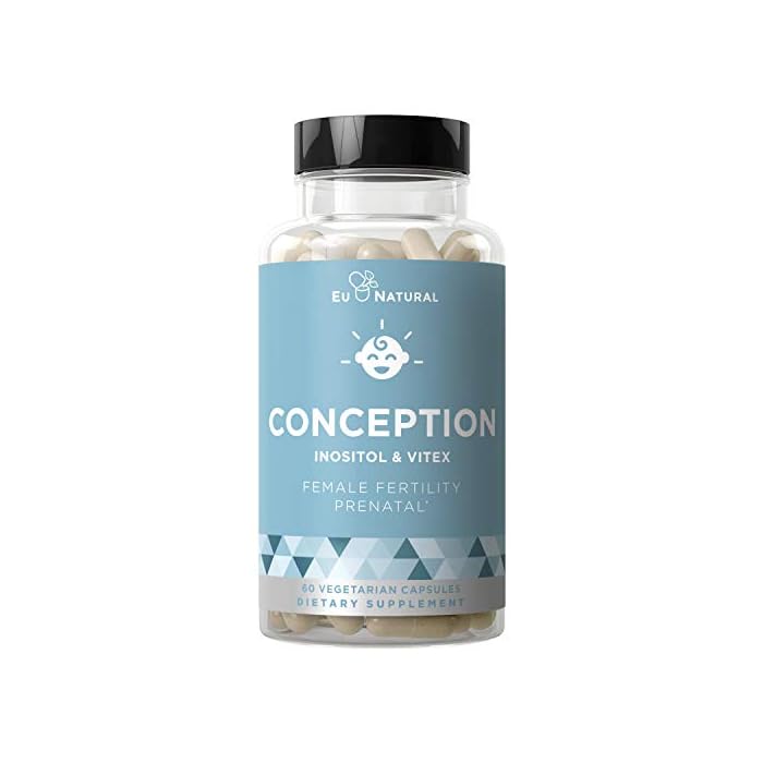 Eu Natural Conception Fertility Aid & Multi – Promotes Hormone Balance for Women – Pre-Prenatal Vitamin with Ashwagandha…