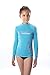 MADCAP Girls Rash Guard Long Sleeve Swimwear Swim Surf Shirt Top UV Sun Protection for Toddler and Teen Girls 4-16 Years Old
