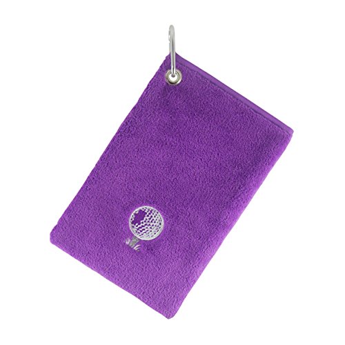 Surprizeshop Purple Bag Towel With Carabiner