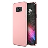 Maxboost mSnap Galaxy s8 Case [Perfect Fit] [Rose Gold] EXTREME Smooth Surface with Anti-Slip Matte Coating for Excellent Grip Thin Hard Protective PC Covers for Samsung Galaxy s8 2017