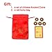 Yaoyijun Traditional Chinese Natrual Gourd/Chinese Good Luck Wu Lou/natual Hu Lu/Wooden of Cucurbit (one Piece) Fengshui Natural Bagua Wu Lou (Wu Lu) Gourd Hanging Amulet W Children(Natrual Gourd 1)