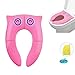 Safety Armrest Non-Slip Handles Soft Easy to Grip for SKYROKU Potty Training Seat (Pink)