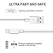 iPhone Charger, Eashion lightning cable 3Pack 6FT 8-Pin Lightning to USB Charging Cord Compatible with iPhone 7 7 Plus 6 6s 6 plus 6s plus, iPhone 5 5s 5c,iPad, iPod and More (White)