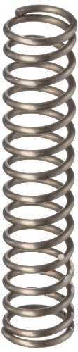 Music Wire Compression Spring, Steel, Metric, 4.5 mm OD, 0.5 mm Wire Size, 5.11 mm Compressed Length, 10 mm Free Length, 9.34 N Load Capacity, 1.81 N/mm Spring Rate (Pack of 10)