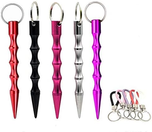 Jasonsy Self-Defense Keychain, Aluminum Alloy Anti-Wolf Tactical Pen, Broken Window Artifact, Best Gift for Female Friends (10Pack)