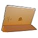 iPad Air 2 Case, ESR Smart Case Cover [Synthetic Leather] Translucent Frosted Back Magnetic Cover with Auto Sleep/Wake Function [Ultra Slim][Light Weight] (Mocha Brown)