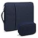 GMYLE 2 in 1 MacBook Air 13 inch Laptop Carrying Sleeve Bag, Old Version Retina Pro 13 inch, Old Pro 13 inch Bundle, with Handle Compatible 13-13.3 Inch Computer Storage Organizer Pouch – Navy Blue