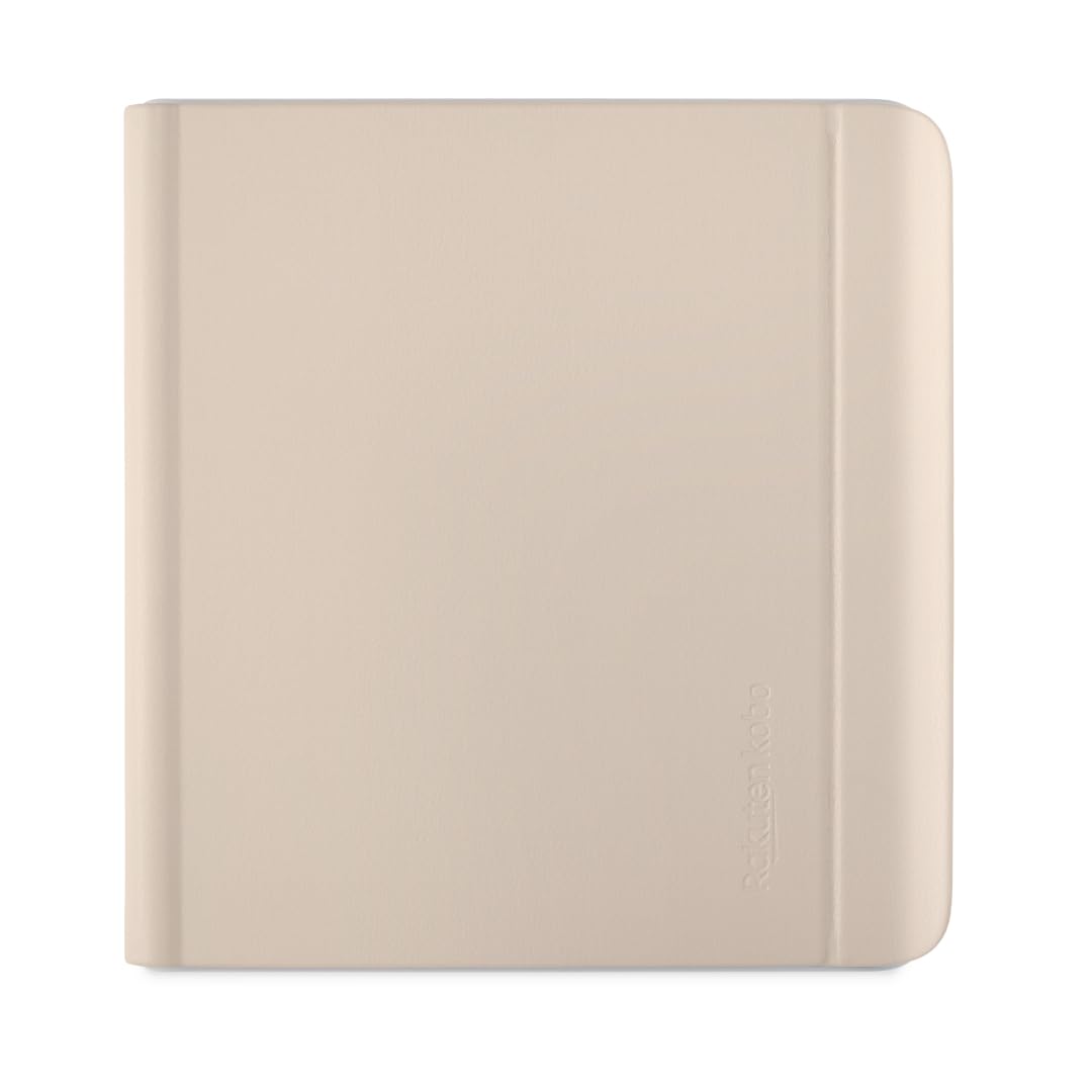 Kobo Libra Colour SleepCover Case | Sand Beige Notebook | Sleep/Wake Technology | Built-In 2-Way Stand | Vegan Leather | Compatible with 7” Kobo Libra Colour eReader