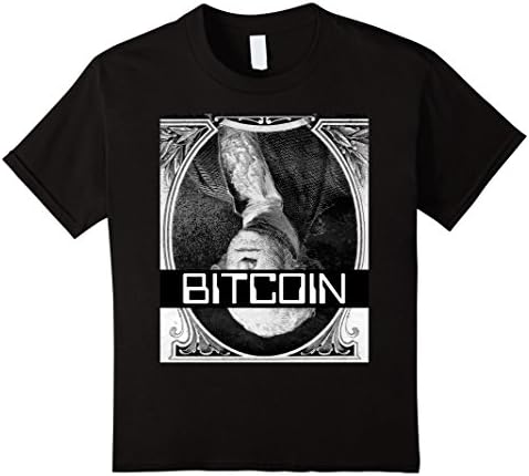 Kids Crypto Cryptocurrency Blockchain Bitcoin T-Shirt 4 Black