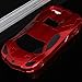 WwWSuppliers New 3D Luxury Red and Black Fast Race Car Case for Apple iPhone 5 5S SE Stand Hard Cover