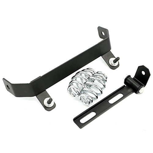 Motorcycle Modify Black SOLO Seat Saddle Bracket Springs Mount Kit For Harley Chopper Bobber Custom Honda Yamaha Kawasaki Suzuki - Thumbnail 5