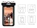 FRiEQ Waterproof Case For Outdoor Activities - Waterproof Bag/Pouch For iPhone X/8/8plus/7/7plus/6s/6s plus/Samsung Galaxy S9/S9 Plus - IPX8 Certified To 100 Feet (Black)